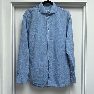 Men’s Slim Fit Blue Shirt